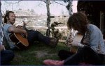 EC and David Crosby February 1968 - Click for full size photo
